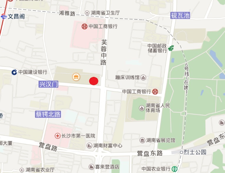 長沙分行位置圖
